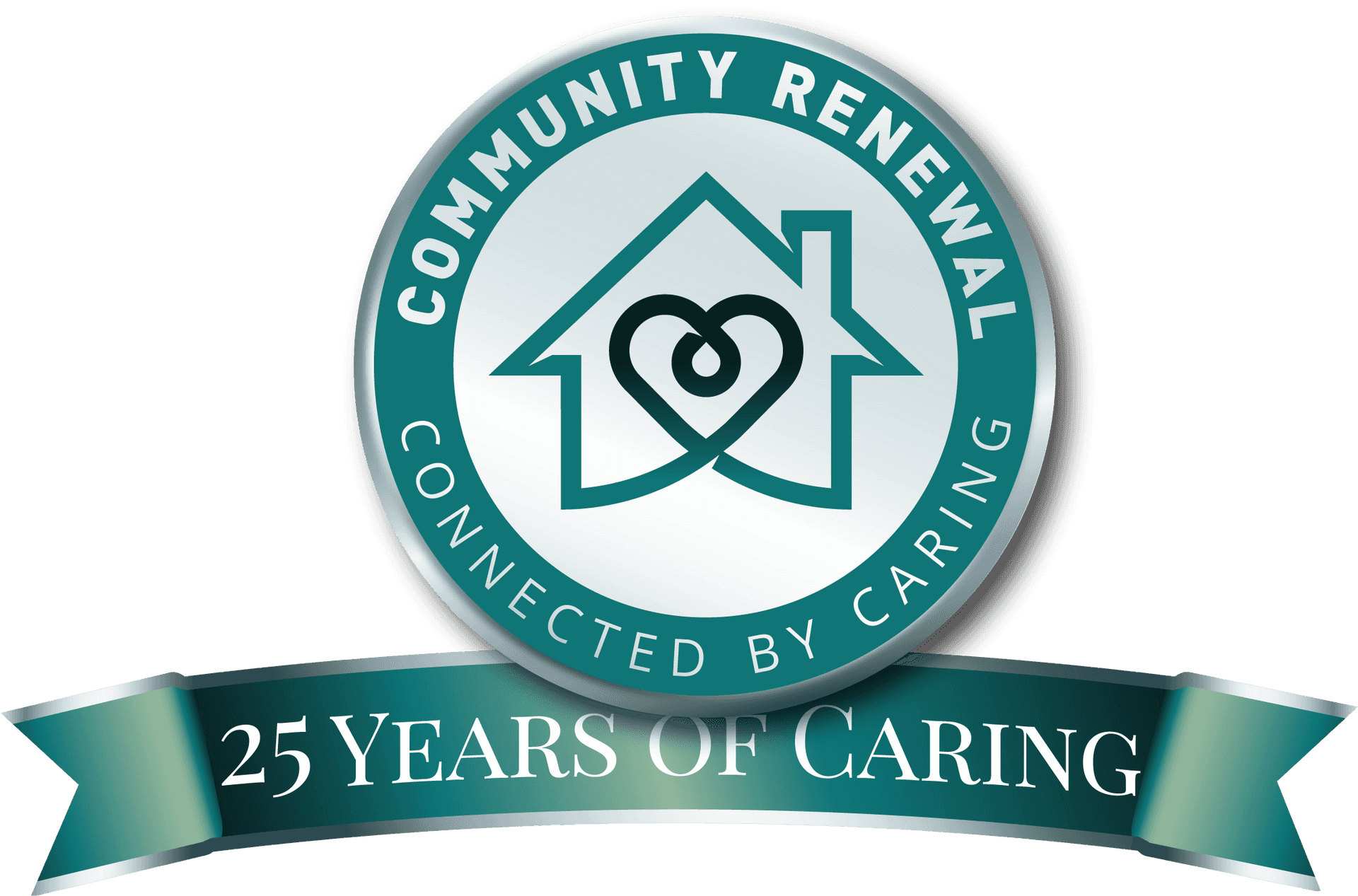 Community Renewal25 Years Anniversary Logo PNG image