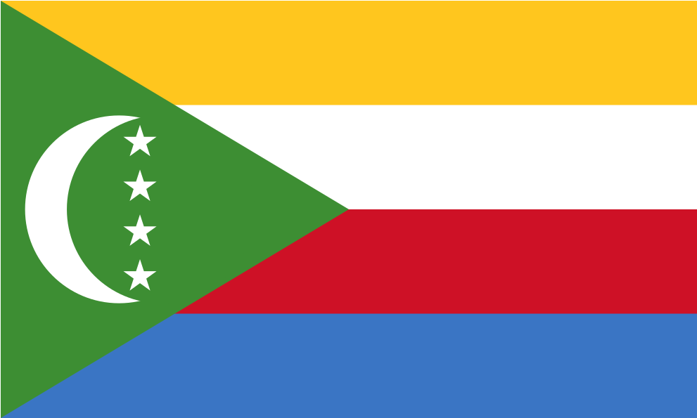 Comoros National Flag PNG image