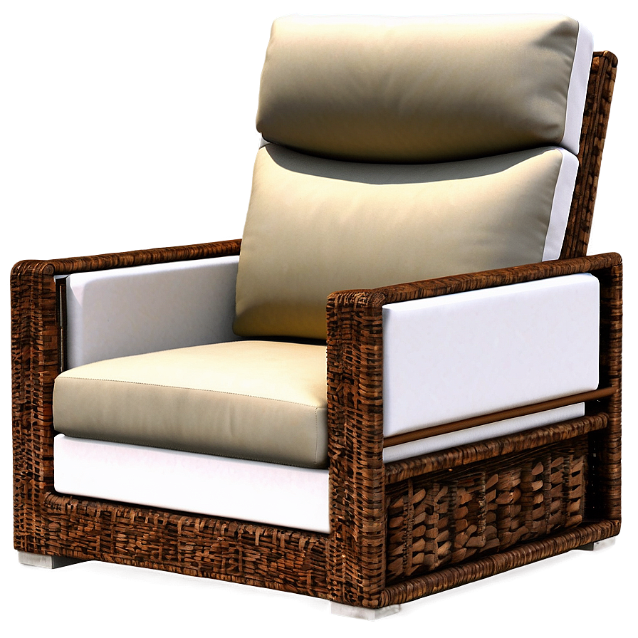 Compact Balcony Armchair Png 06262024 PNG image