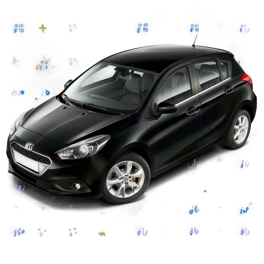 Compact Black Car Png Wnv PNG image