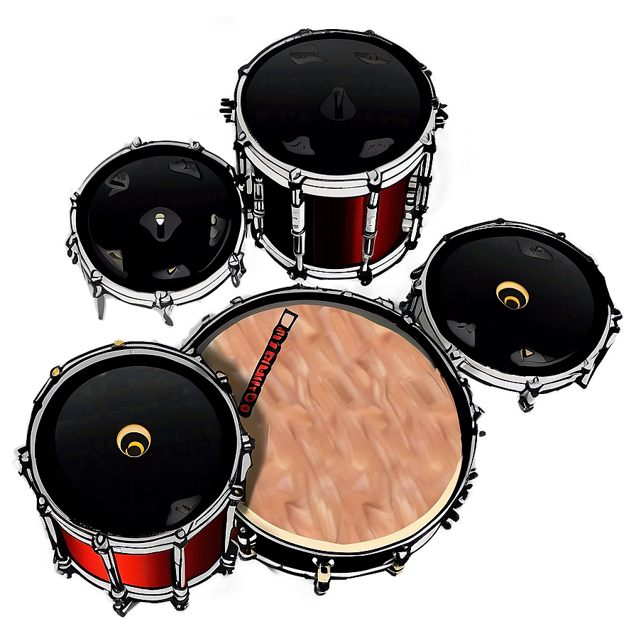 Compact Drum Kit Design Png Lbq PNG image