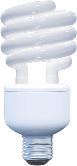 Compact Fluorescent Lightbulb PNG image