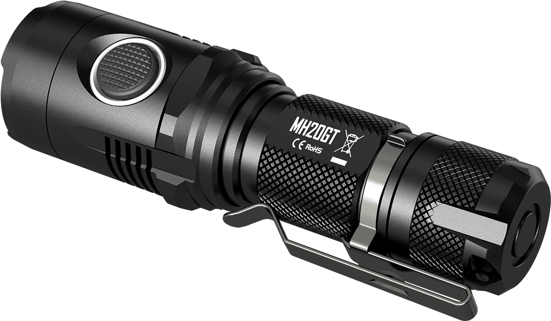 Compact L E D Flashlight M H20 G T PNG image