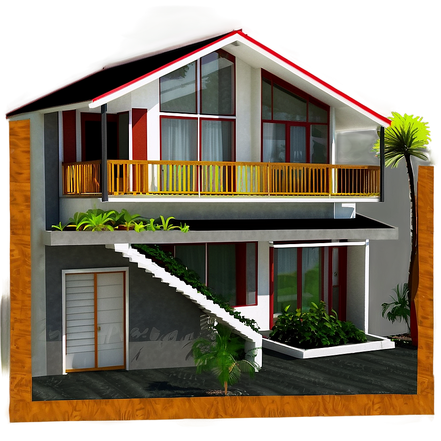 Compact Modern House Plans Png Cse PNG image