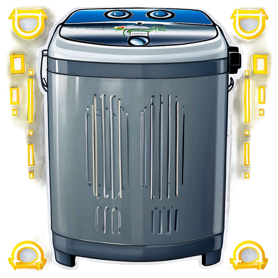 Compact Portable Washer Illustration Png 28 PNG image