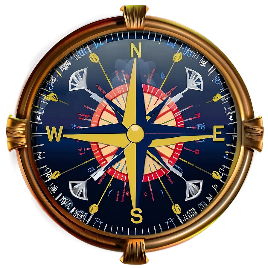 Compass And Chart Png 05042024 PNG image