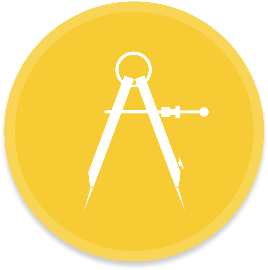 Compass Drawing Tool Icon PNG image