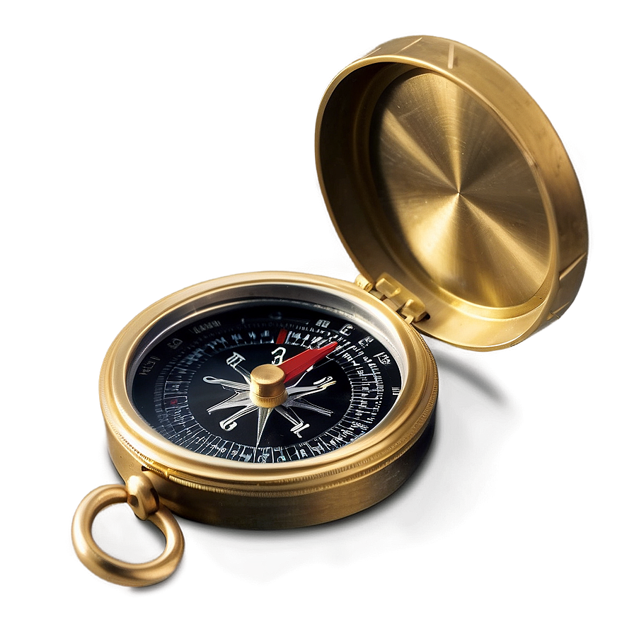 Compass In Forest Setting Png 05042024 PNG image