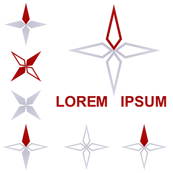 Compass Logo Design Variations PNG image