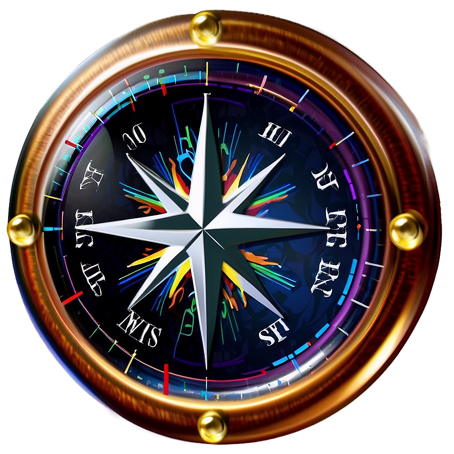 Compass Rose Direction Indicator Png 05252024 PNG image