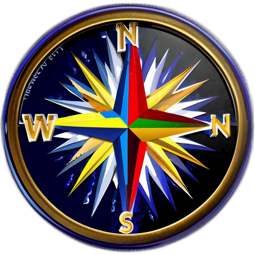 Compass Rose For Geography Png 05252024 PNG image