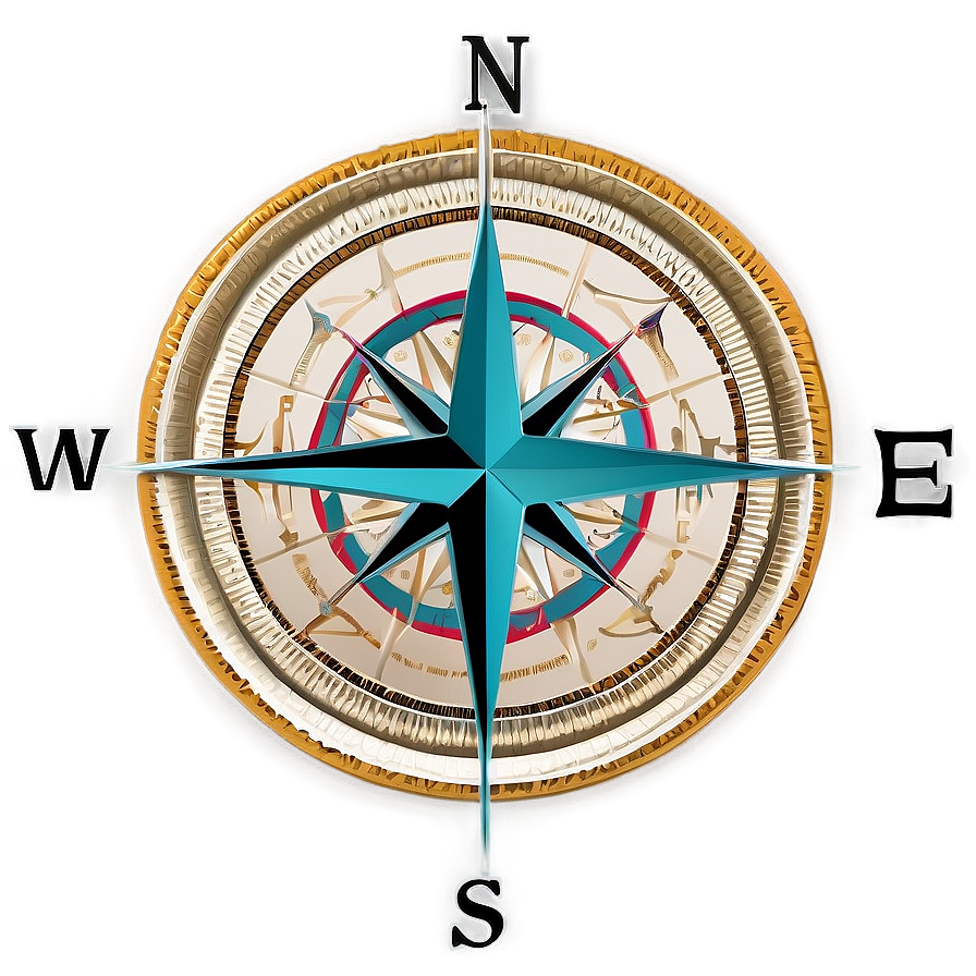 Compass Rose For Geography Png Uxv43 PNG image