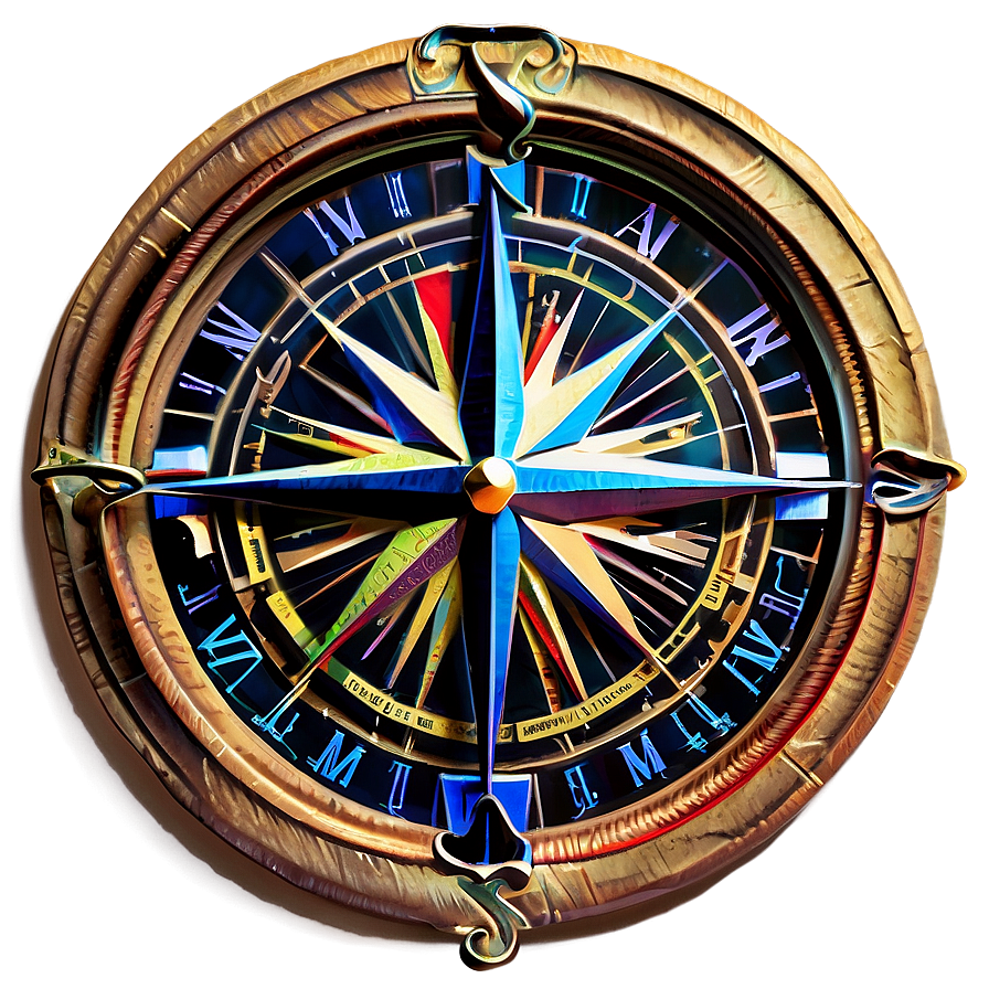 Compass Rose For Treasure Maps Png Nwl PNG image