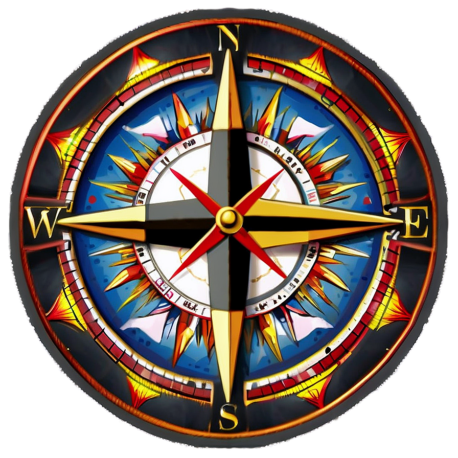 Compass Rose With Cardinal Points Png 05252024 PNG image