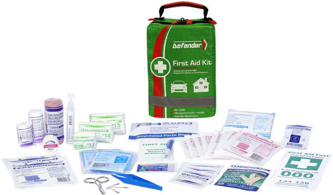 Comprehensive First Aid Kit Contents PNG image