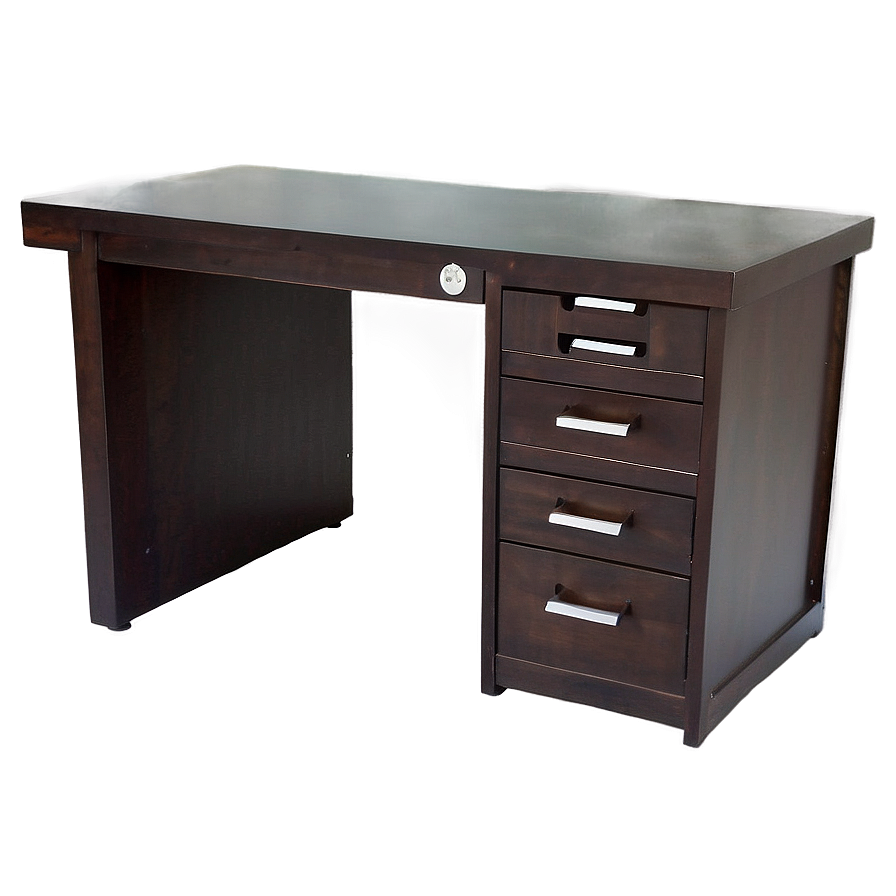 Computer Desk With Drawers Png Xig PNG image