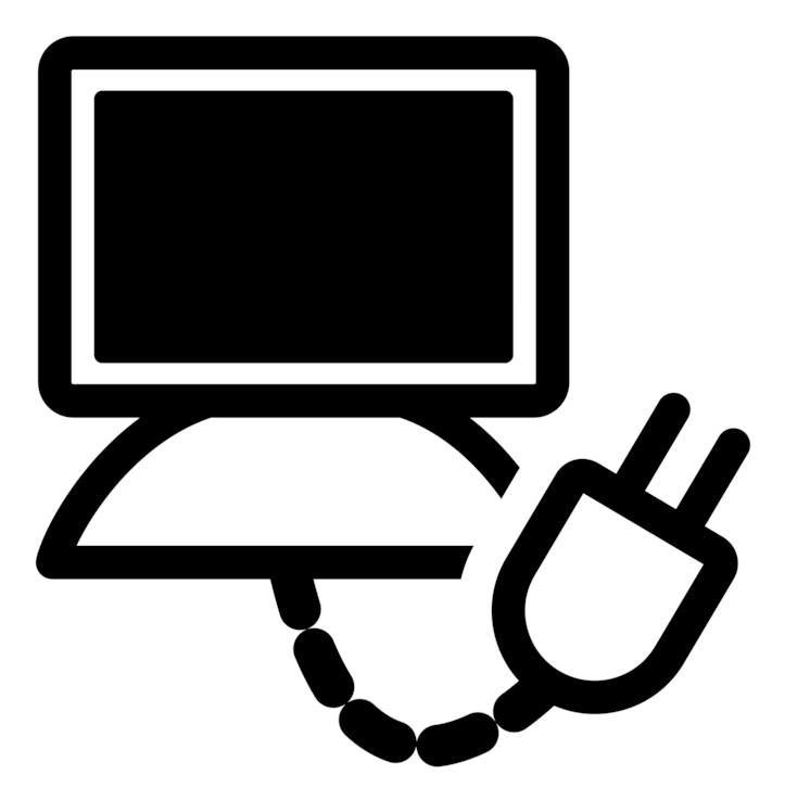 Computer Energy Conservation Icon PNG image