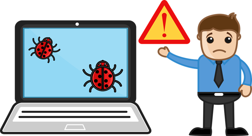 Computer Virus Alert Clipart PNG image