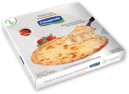 Conaprole Mozzarella Pizza Packaging PNG image