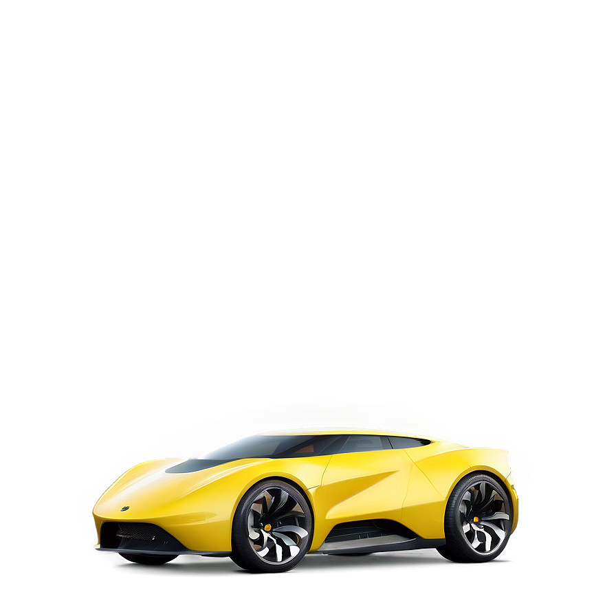 Concept Yellow Car Png 06292024 PNG image