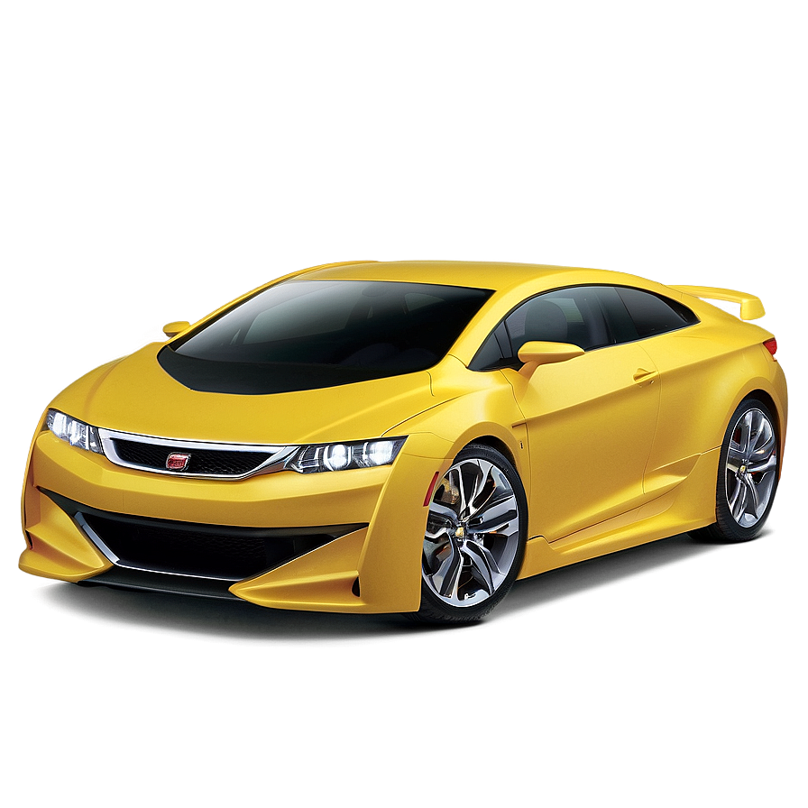 Concept Yellow Car Png 06292024 PNG image