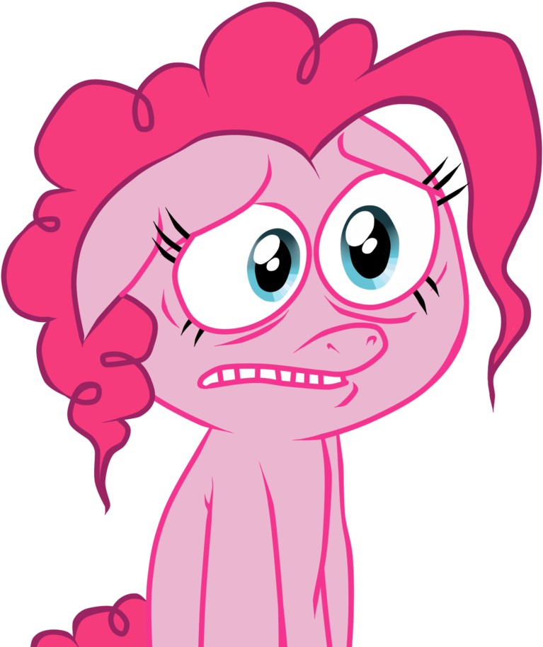 Concerned Pinkie Pie Vector PNG image