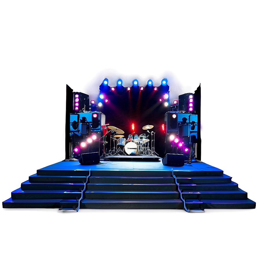 Concert Stage With Crowd Png 12 PNG image