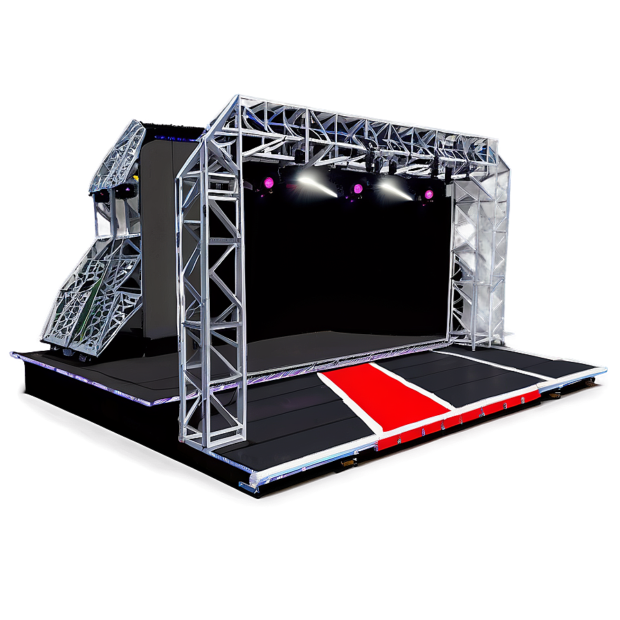 Concert Stage With Ramps Png 11 PNG image