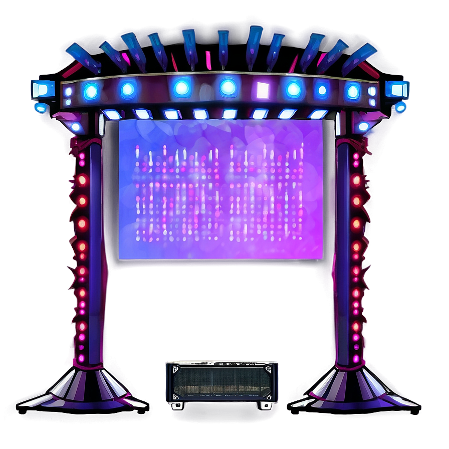 Concert Stage With Screens Png 19 PNG image