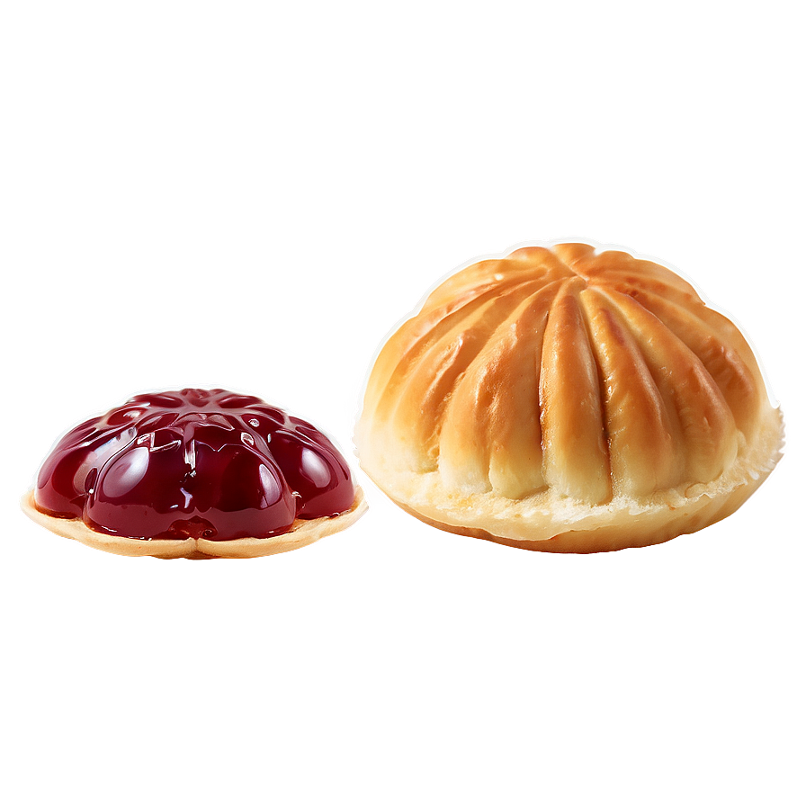 Concha With Jam Filling Png 6 PNG image