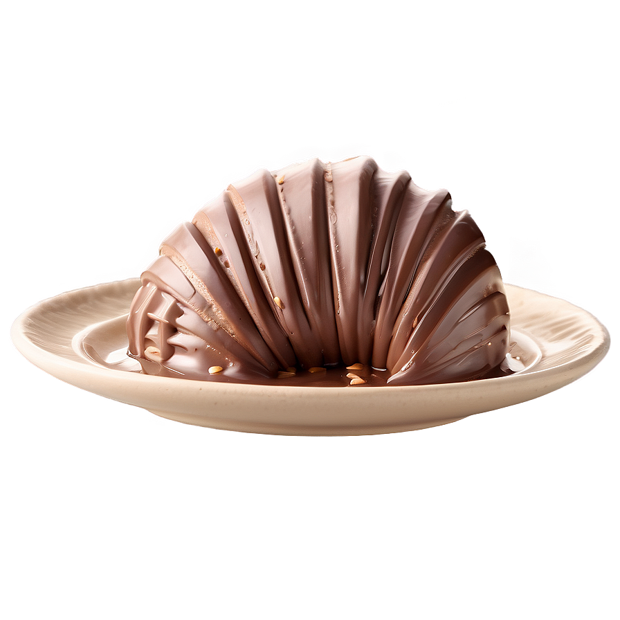 Concha With Nutella Spread Png Mrb28 PNG image