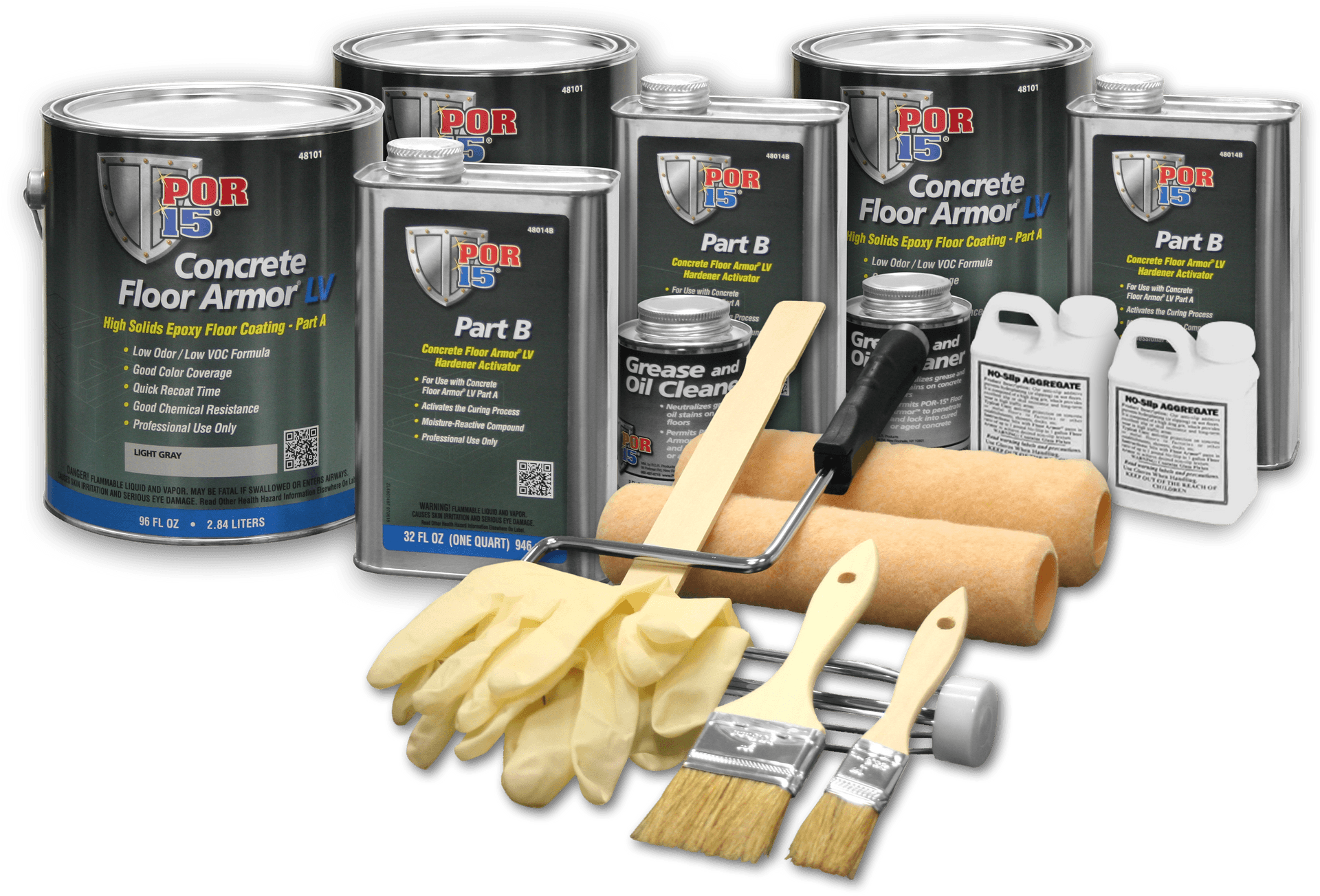 Concrete Floor Epoxy Coating Kit PNG image