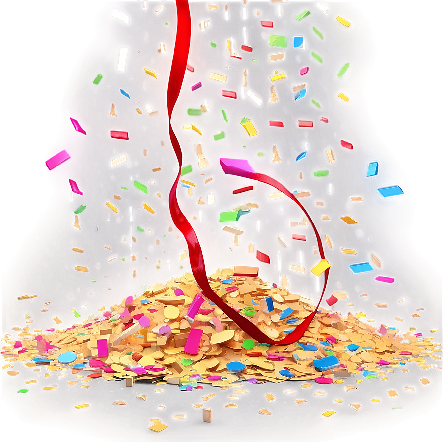 Confetti Shower Png 04292024 PNG image