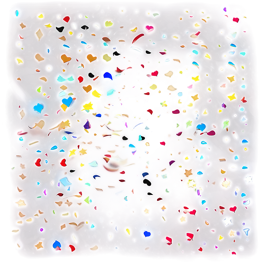 Confetti Shower Png 25 PNG image