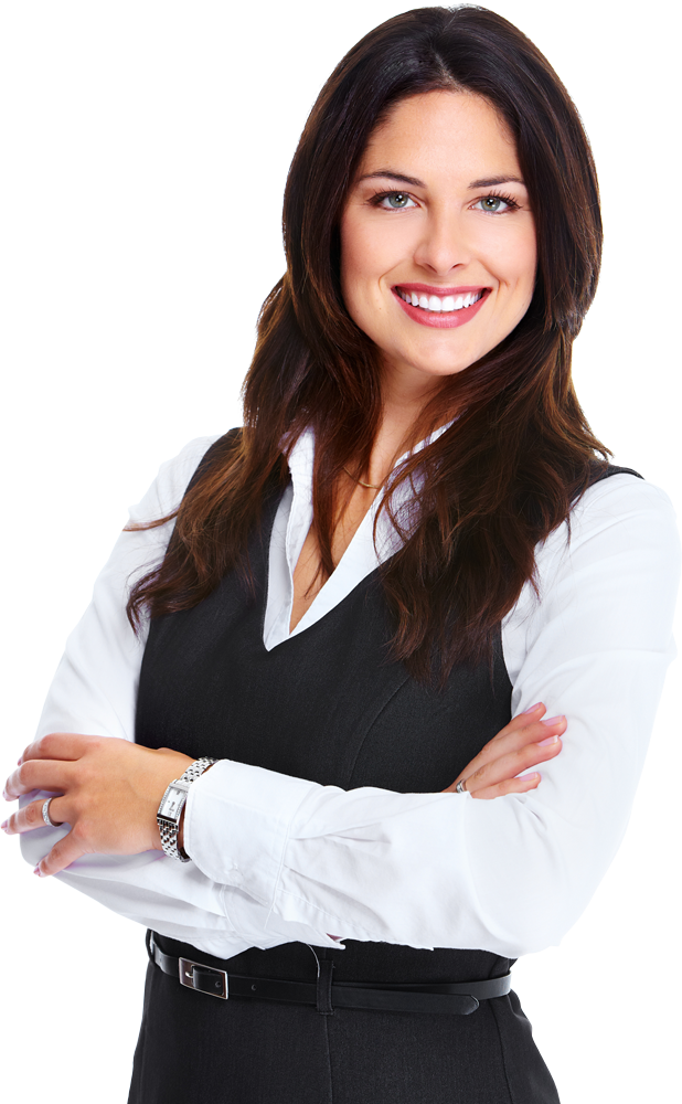 Confident Businesswoman Portrait PNG image