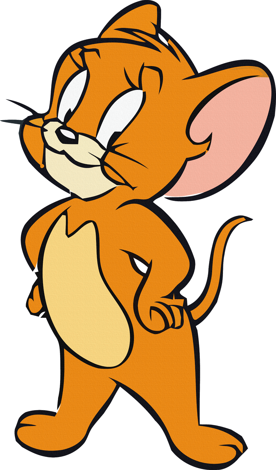 Confident Cartoon Mouse PNG image