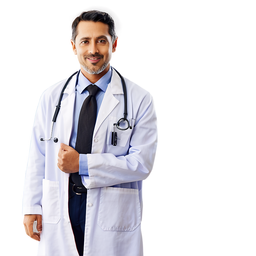 Confident Doctor Png 05232024 PNG image