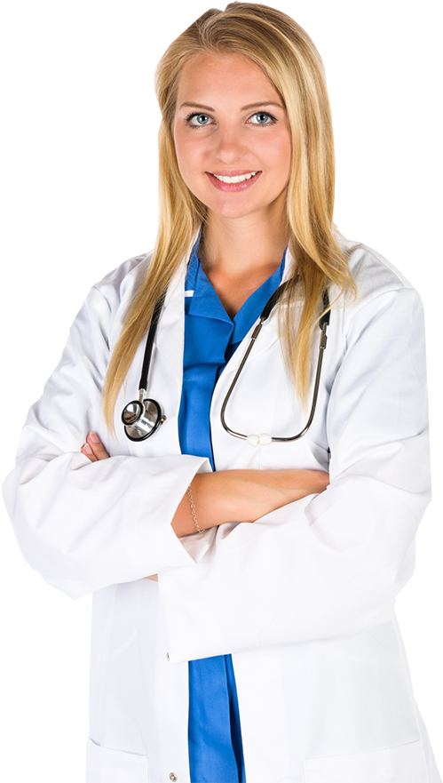 Confident Female Physician PNG image