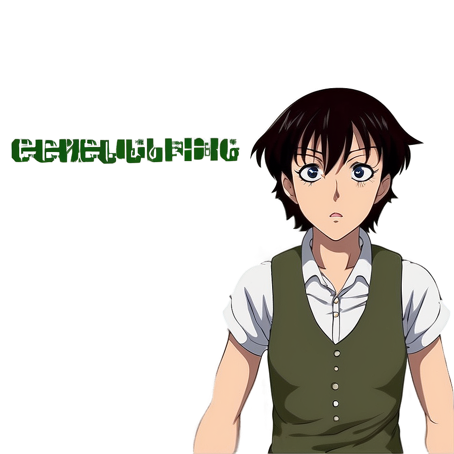 Confused Anime Character Png Aqj PNG image