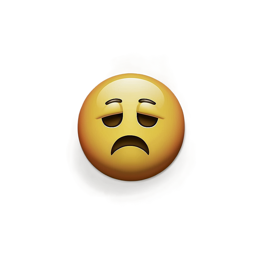 Confused Emoji Reaction Facebook Png Gls PNG image