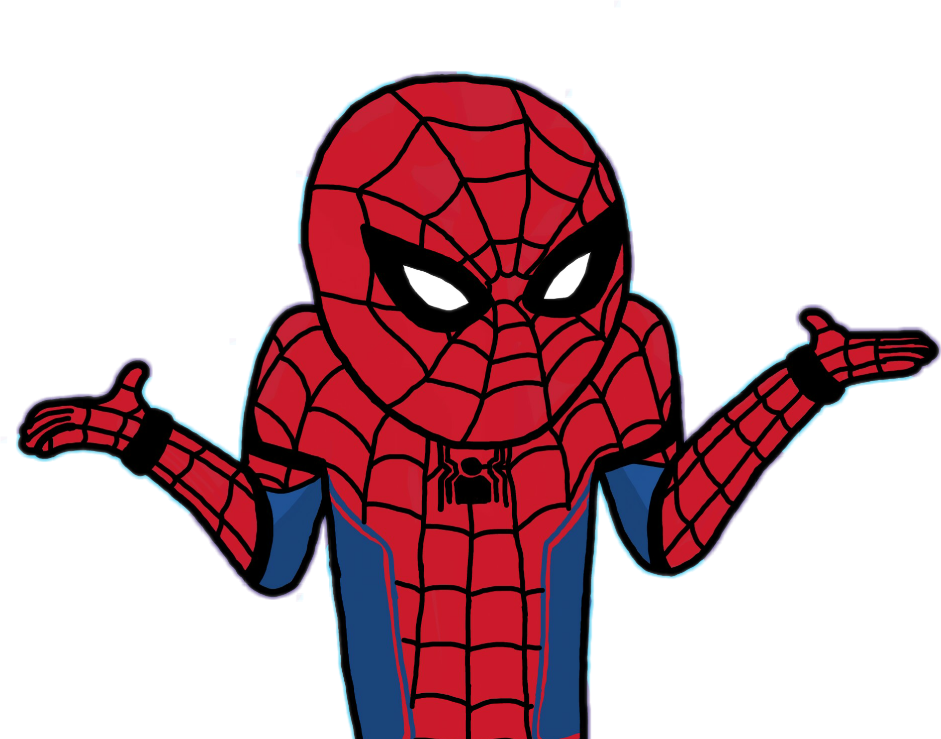 Confused Spiderman Meme.png PNG image