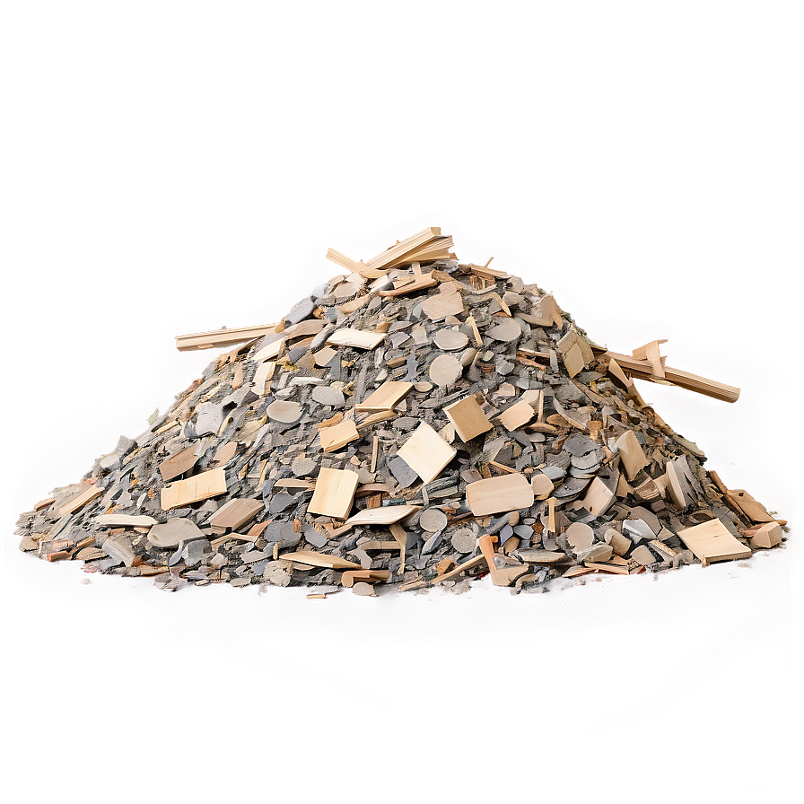 Construction Debris Pile Png Khq PNG image