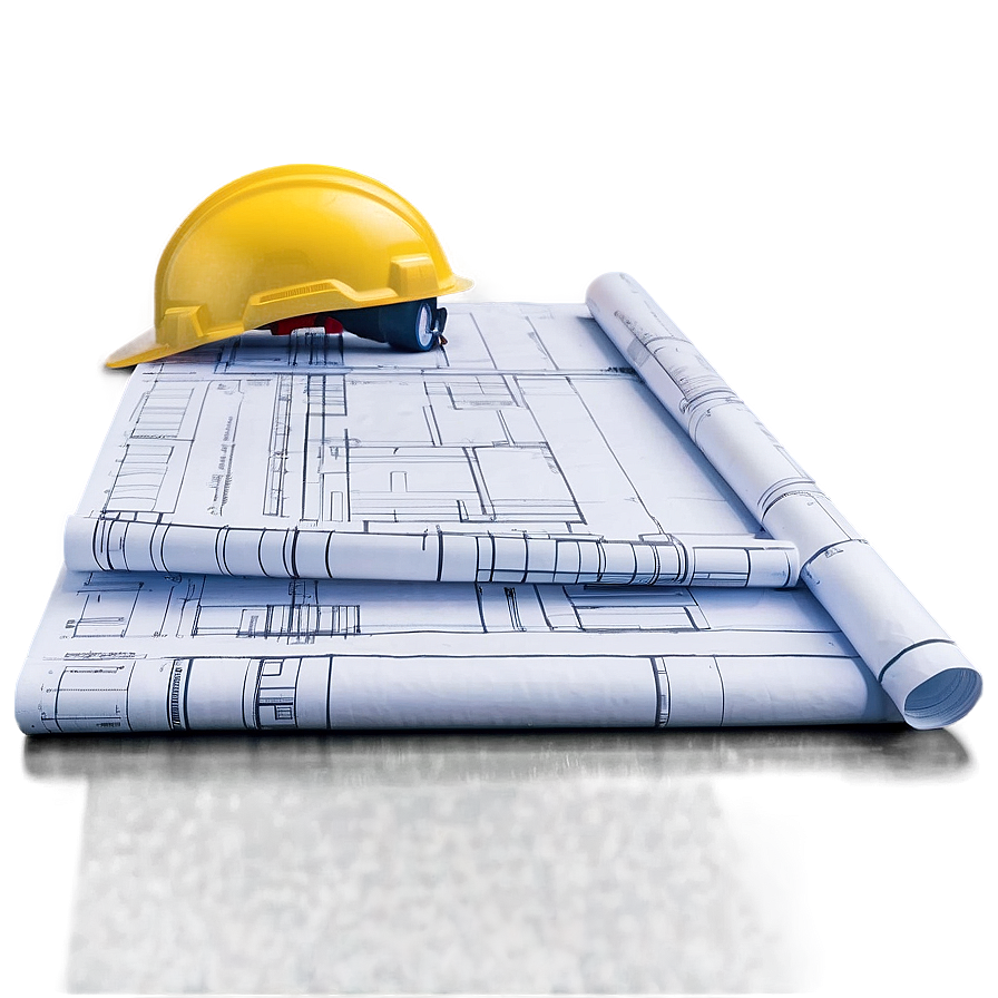 Construction Industry Blueprints Png 06262024 PNG image