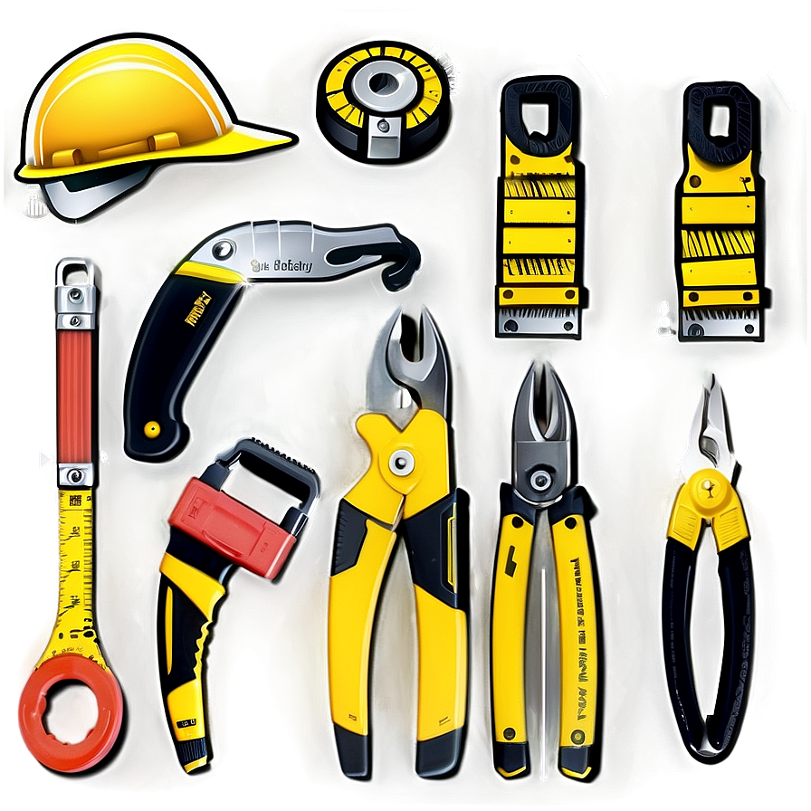 Construction Tools Background Png Bis PNG image