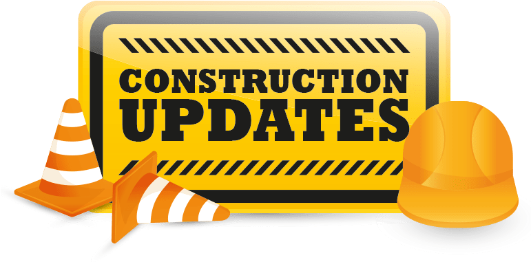 Construction Update Alert Sign PNG image