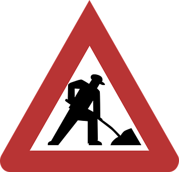 Construction Work Sign PNG image