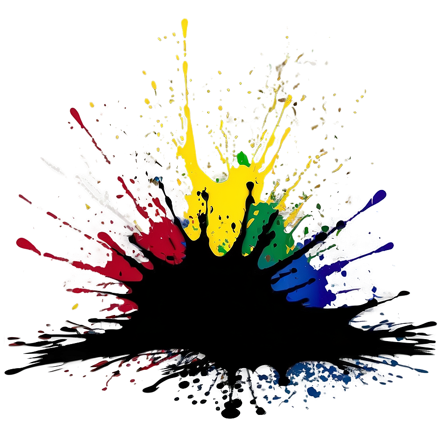 Contemporary Art Splatter Png 06272024 PNG image