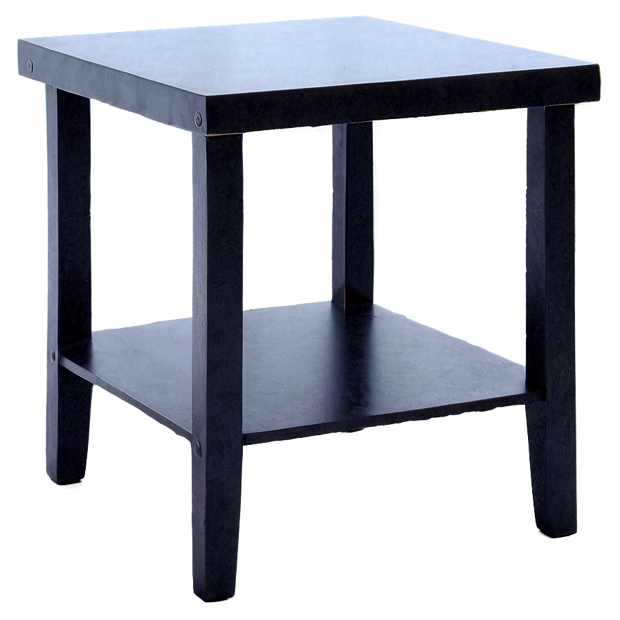 Contemporary Black Table Png 06262024 PNG image