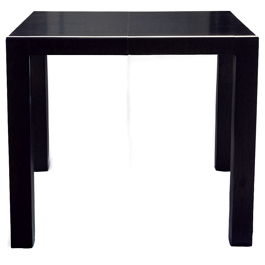 Contemporary Black Table Png 06262024 PNG image