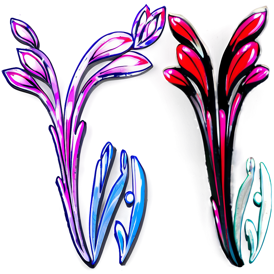 Contemporary Flourish Png Ixf PNG image